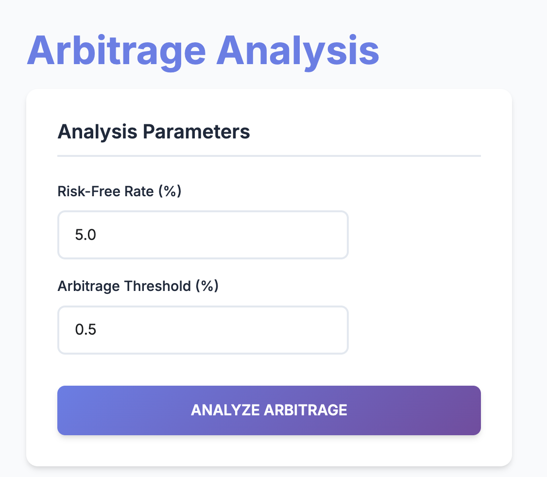 Arbitrage Navigator